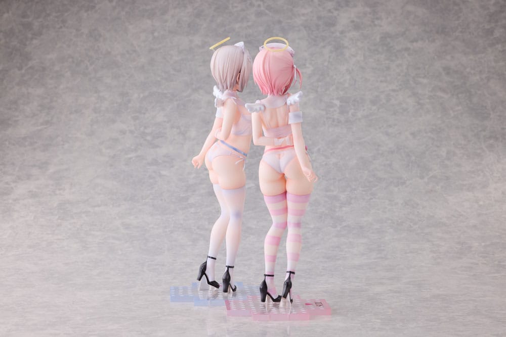 Original Character Statue 1/6 Suzu & Nagi Illustrated by Kuma 4-gou Set Edition 27 cm Image 9