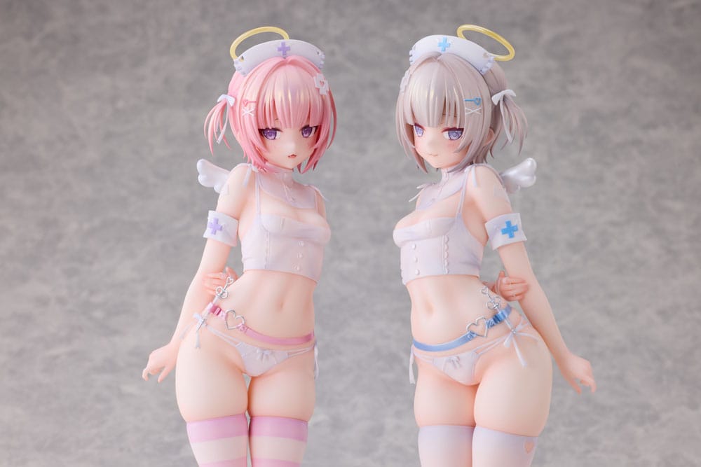 Original Character Statue 1/6 Suzu & Nagi Illustrated by Kuma 4-gou Set Edition 27 cm Image 10