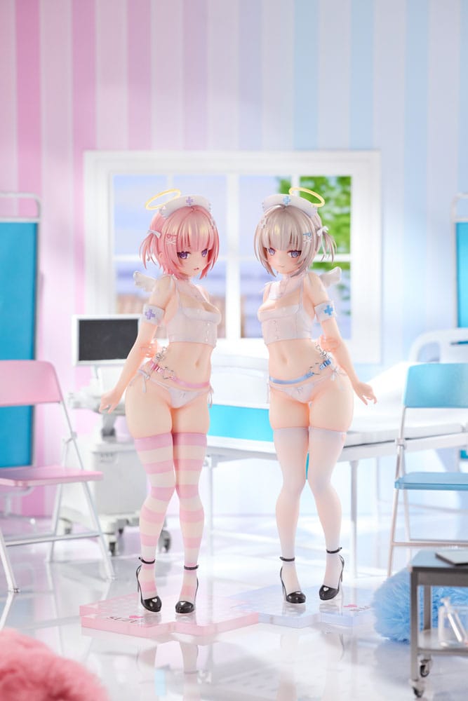 Original Character Statue 1/6 Suzu & Nagi Illustrated by Kuma 4-gou Set Edition 27 cm Image 12