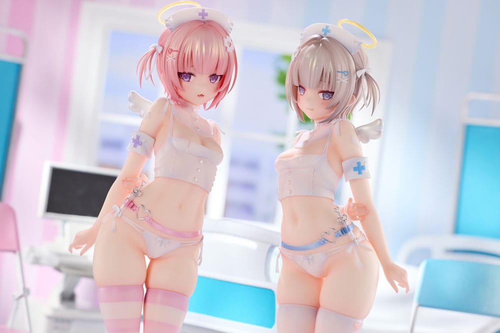Original Character Statue 1/6 Suzu & Nagi Illustrated by Kuma 4-gou Set Edition 27 cm Image 14