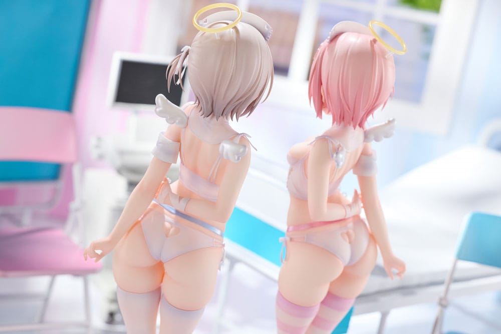 Original Character Statue 1/6 Suzu & Nagi Illustrated by Kuma 4-gou Set Edition 27 cm Image 16