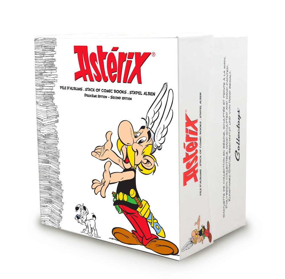 Asterix Collectoys Statue Asterix mit Bücherstapel 2nd Edition 23 cm Image 2