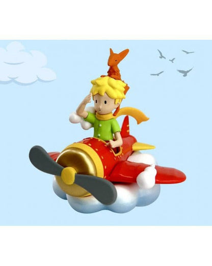 Der Kleine Prinz Figur Little Prince & Fox on the Plane 7 cm Image 1