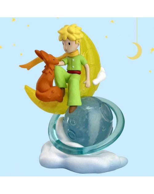 Der Kleine Prinz Figur Little Prince & Fox on the Moon 8 cm Image 1