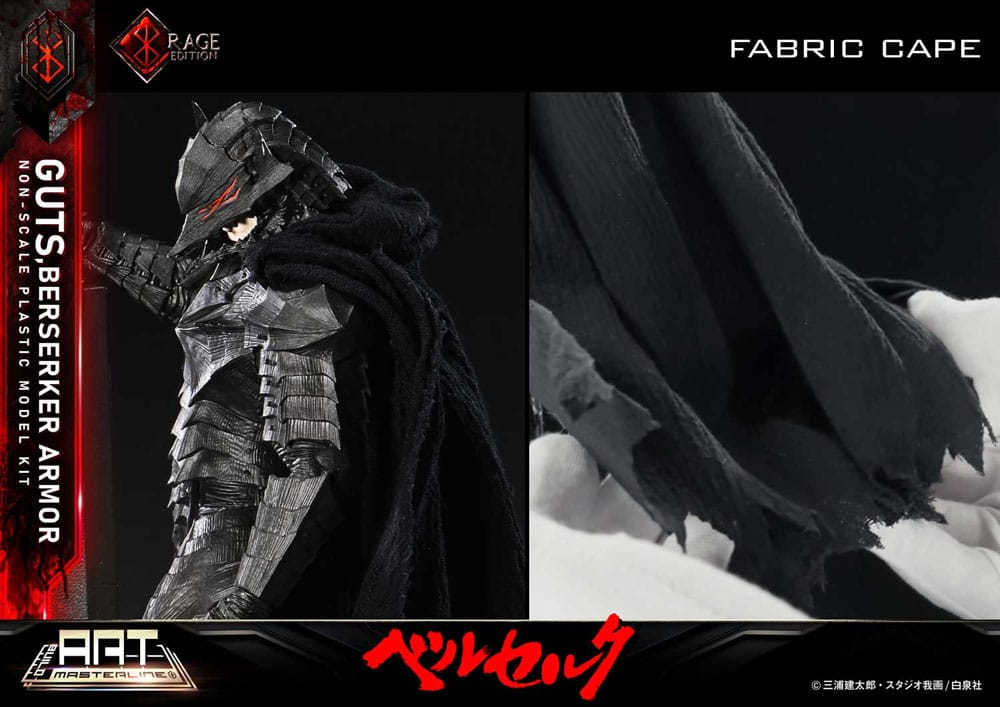 Berserk Build Art Masterline Plastic Model Kit Guts Berserker Armor Rage 30 cm Image 6