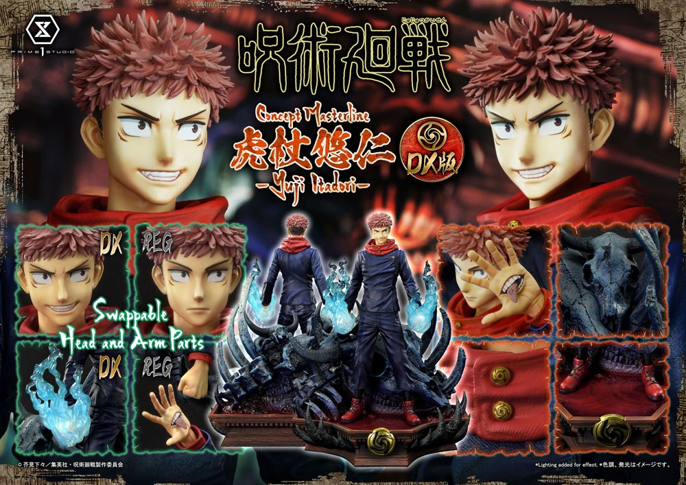 Jujutsu Kaisen Premium Masterline Series Statue Yuji Itadori Deluxe Version 38 cm Image 22