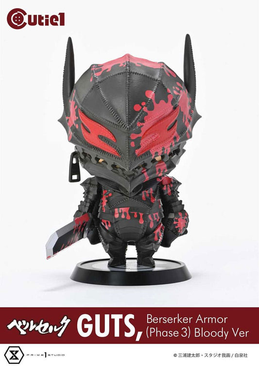 Berserk Cutie1 PVC Figur Guts Berserker Armor (Phase 3) Bloody Ver. 12 cm Image 1