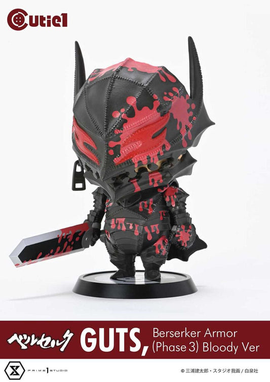 Berserk Cutie1 PVC Figur Guts Berserker Armor (Phase 3) Bloody Ver. 12 cm Image 2