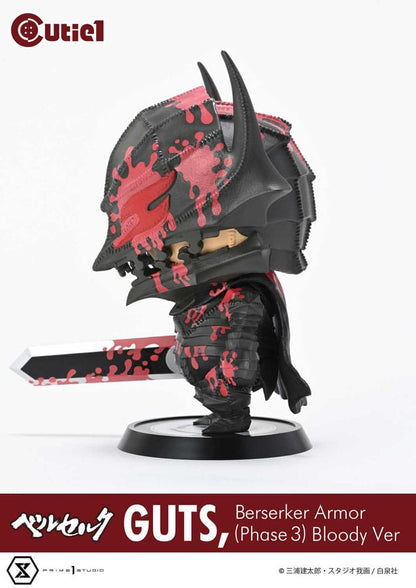 Berserk Cutie1 PVC Figur Guts Berserker Armor (Phase 3) Bloody Ver. 12 cm Image 3