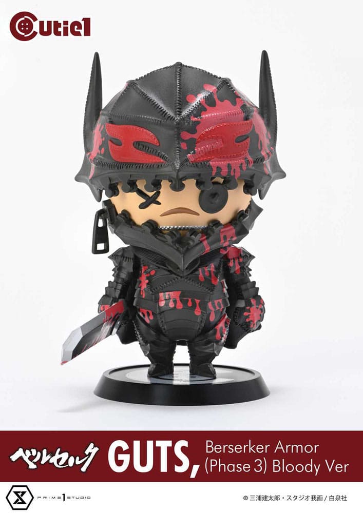 Berserk Cutie1 PVC Figur Guts Berserker Armor (Phase 3) Bloody Ver. 12 cm Image 15