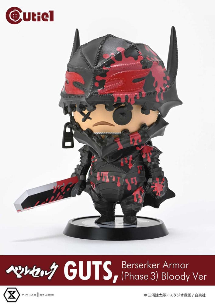 Berserk Cutie1 PVC Figur Guts Berserker Armor (Phase 3) Bloody Ver. 12 cm Image 16