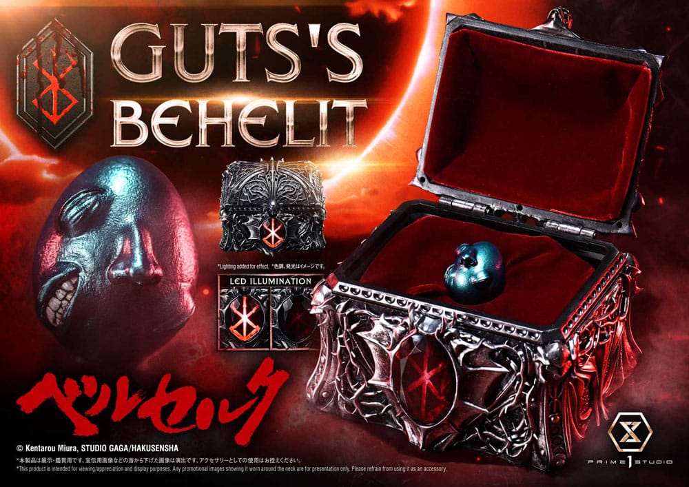 Berserk Life Scale Statue Gut's Behelit 5 cm Image 2