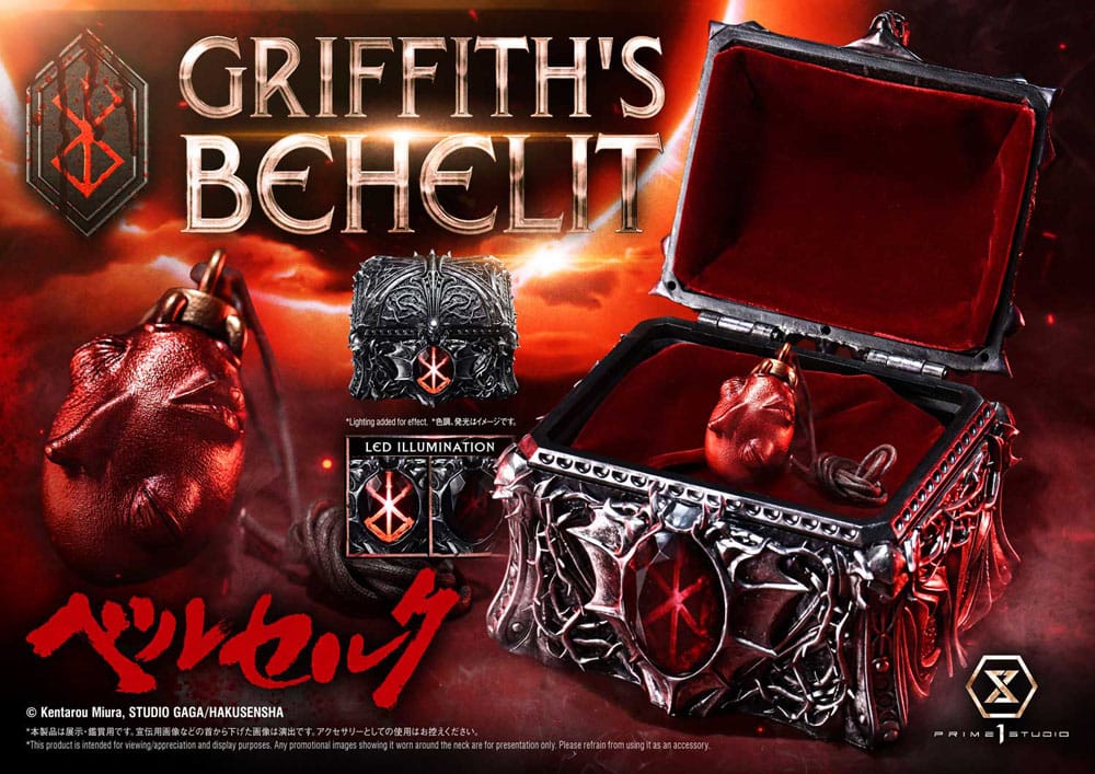 Berserk Life Scale Statue Griffith's Behelit 6 cm Image 2