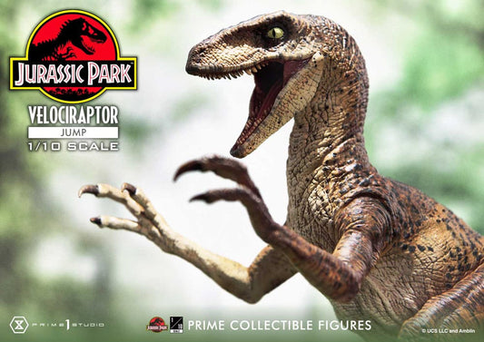 Jurassic Park Prime Collectibles Statue 1/10 Velociraptor Jump 21 cm Image 2