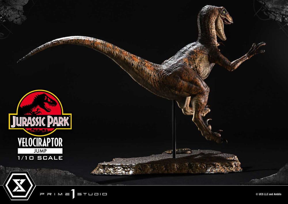 Jurassic Park Prime Collectibles Statue 1/10 Velociraptor Jump 21 cm Image 9