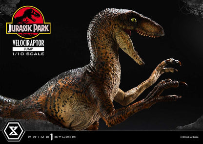 Jurassic Park Prime Collectibles Statue 1/10 Velociraptor Jump 21 cm Image 10