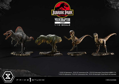 Jurassic Park Prime Collectibles Statue 1/10 Velociraptor Jump 21 cm Image 15