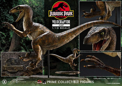 Jurassic Park Prime Collectibles Statue 1/10 Velociraptor Jump 21 cm Image 16