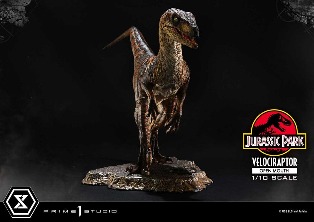 Jurassic Park Prime Collectibles Statue 1/10 Velociraptor Open Mouth 19 cm Image 7