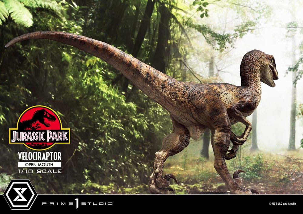 Jurassic Park Prime Collectibles Statue 1/10 Velociraptor Open Mouth 19 cm Image 12