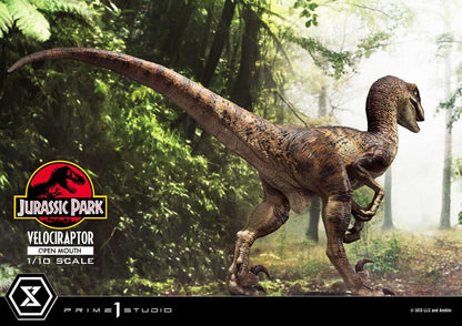 Jurassic Park Prime Collectibles Statue 1/10 Velociraptor Open Mouth 19 cm Image 12