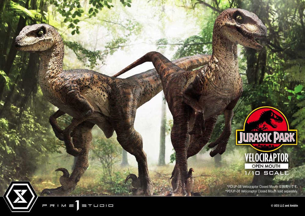 Jurassic Park Prime Collectibles Statue 1/10 Velociraptor Open Mouth 19 cm Image 13