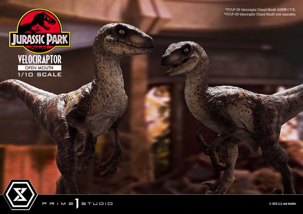 Jurassic Park Prime Collectibles Statue 1/10 Velociraptor Open Mouth 19 cm Image 14