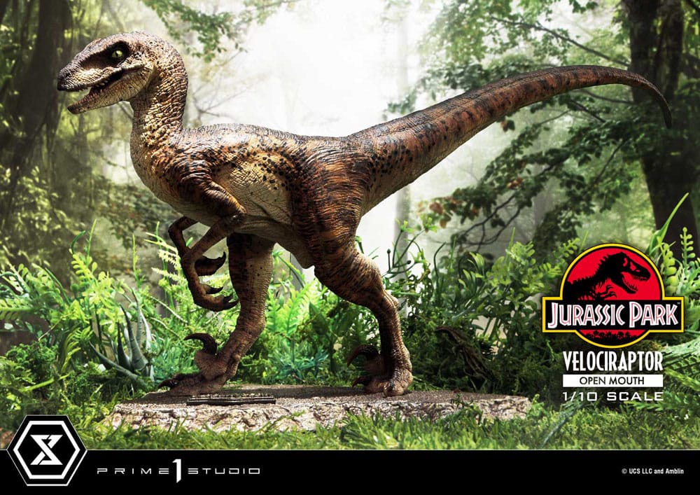 Jurassic Park Prime Collectibles Statue 1/10 Velociraptor Open Mouth 19 cm Image 17