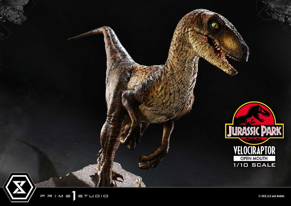 Jurassic Park Prime Collectibles Statue 1/10 Velociraptor Open Mouth 19 cm Image 21