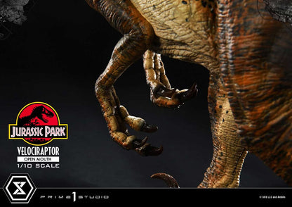 Jurassic Park Prime Collectibles Statue 1/10 Velociraptor Open Mouth 19 cm Image 23