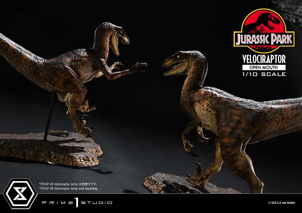 Jurassic Park Prime Collectibles Statue 1/10 Velociraptor Open Mouth 19 cm Image 25