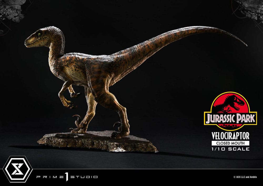 Jurassic Park Prime Collectibles Statue 1/10 Velociraptor Closed Mouth 19 cm Image 4