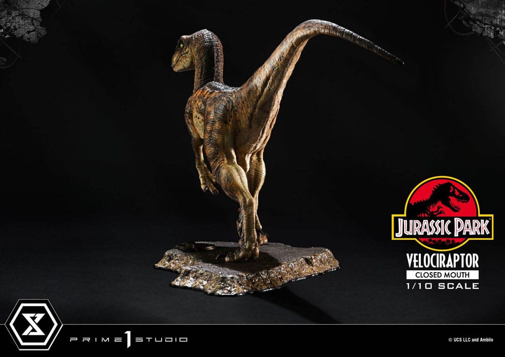 Jurassic Park Prime Collectibles Statue 1/10 Velociraptor Closed Mouth 19 cm Image 5