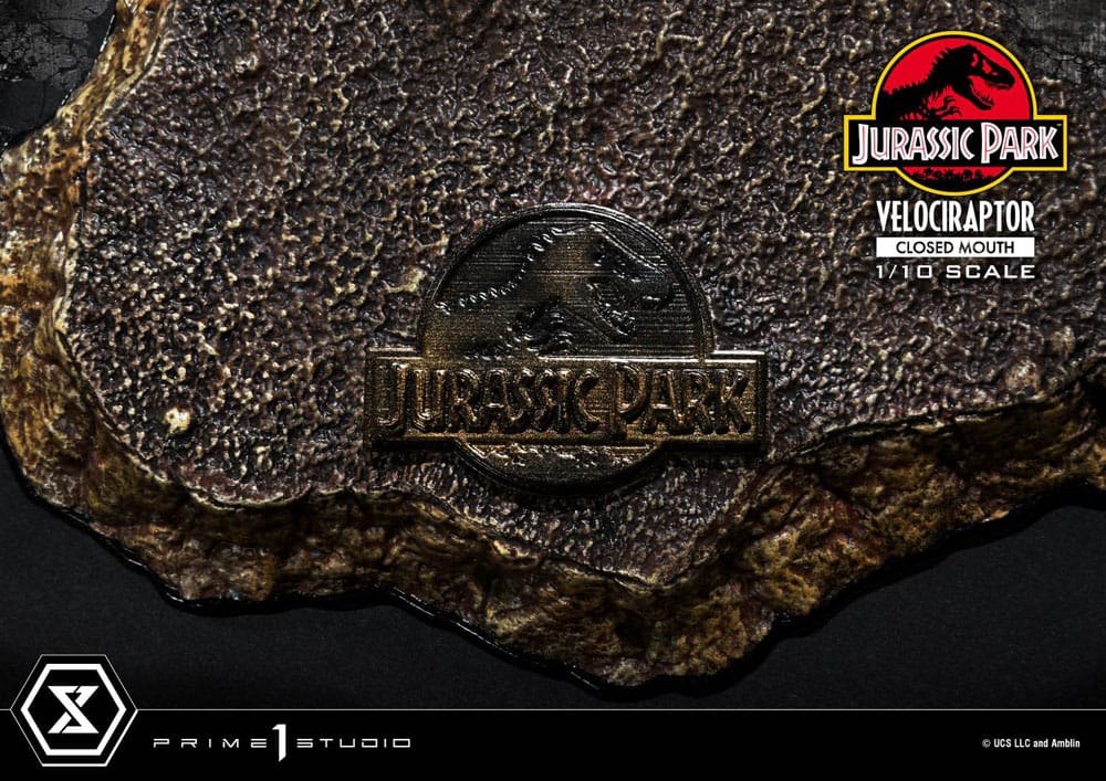 Jurassic Park Prime Collectibles Statue 1/10 Velociraptor Closed Mouth 19 cm Image 10