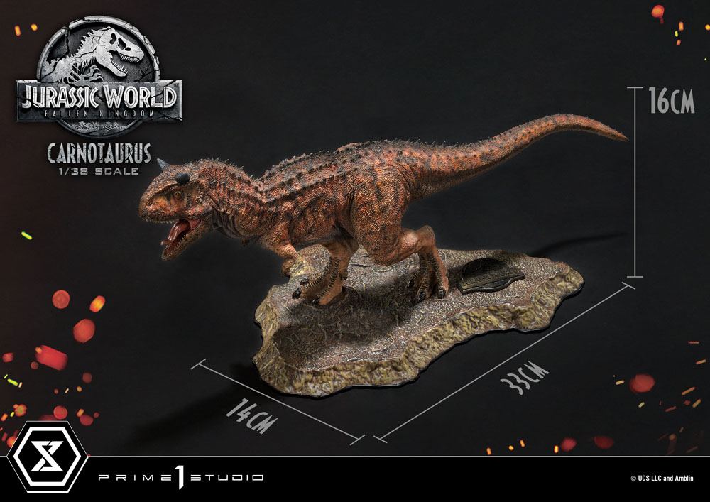Jurassic World: Fallen Kingdom Prime Collectibles PVC Statue 1/38 Carnotaurus 16 cm Image 4
