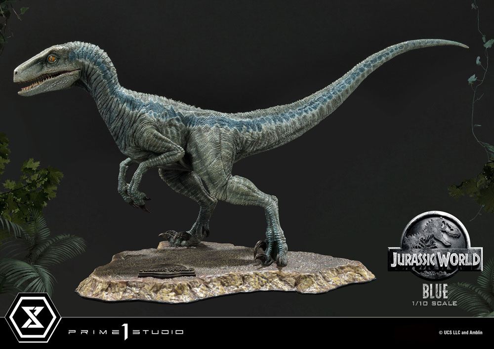 Jurassic World: Fallen Kingdom Prime Collectibles Statue 1/10 Blue (Open Mouth Version) 17 cm Image 1