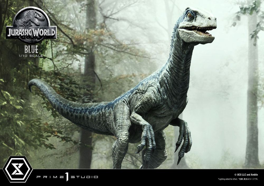 Jurassic World: Fallen Kingdom Prime Collectibles Statue 1/10 Blue (Open Mouth Version) 17 cm Image 3