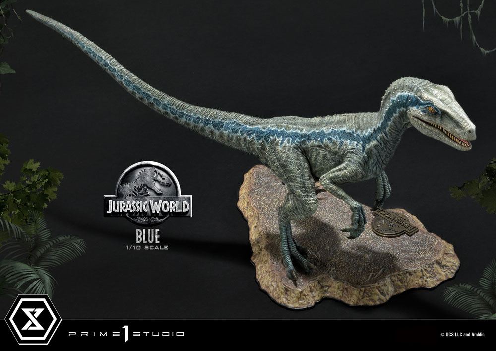 Jurassic World: Fallen Kingdom Prime Collectibles Statue 1/10 Blue (Open Mouth Version) 17 cm Image 8