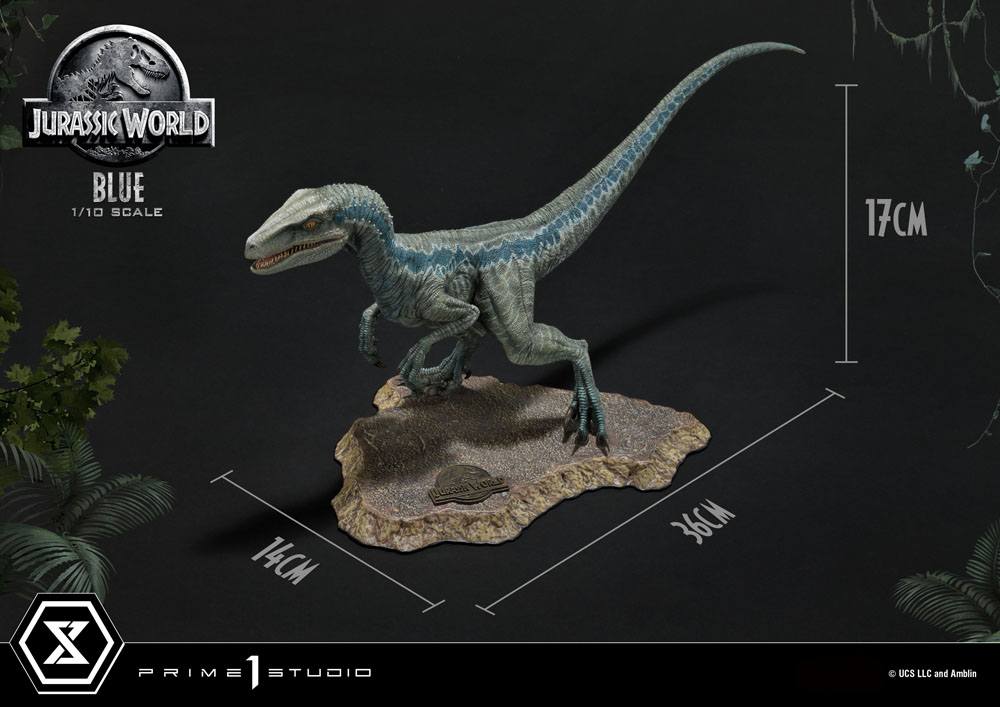 Jurassic World: Fallen Kingdom Prime Collectibles Statue 1/10 Blue (Open Mouth Version) 17 cm Image 12