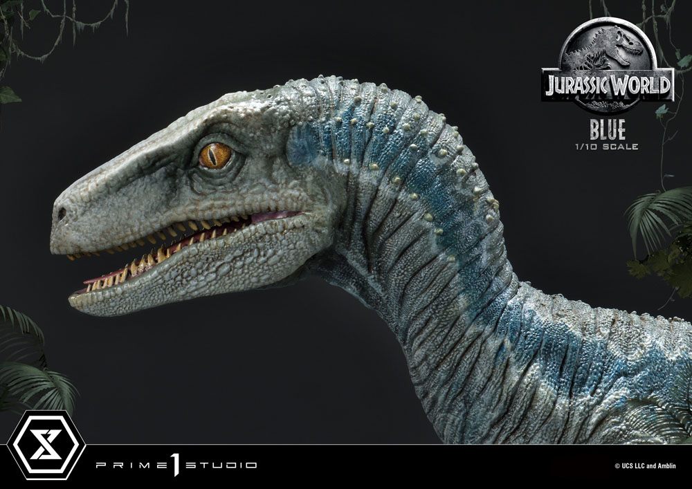 Jurassic World: Fallen Kingdom Prime Collectibles Statue 1/10 Blue (Open Mouth Version) 17 cm Image 13