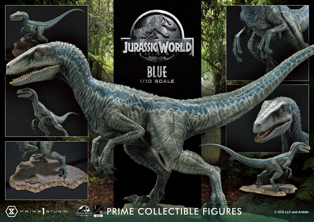 Jurassic World: Fallen Kingdom Prime Collectibles Statue 1/10 Blue (Open Mouth Version) 17 cm Image 26