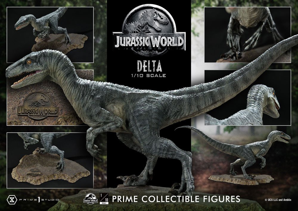 Jurassic World: Fallen Kingdom Prime Collectibles Statue 1/10 Delta 17 cm Image 24