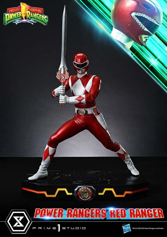 Mighty Morphin Power Rangers Premium Masterline Statue 1/4 Red Ranger 62 cm Image 1