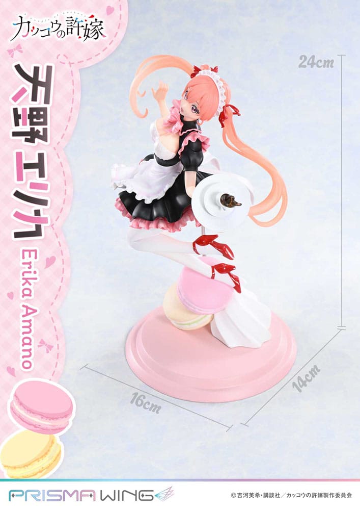 A Couple of Cuckoos Prisma Wing PVC Statue 1/7 Erika Amano 24 cm Image 6