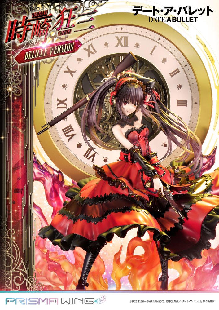 Date A Live Fragment: Date A Bullet Prisma Wing PVC Statue 1/7 Kurumi Tokisaki Deluxe Version 37 cm Image 4