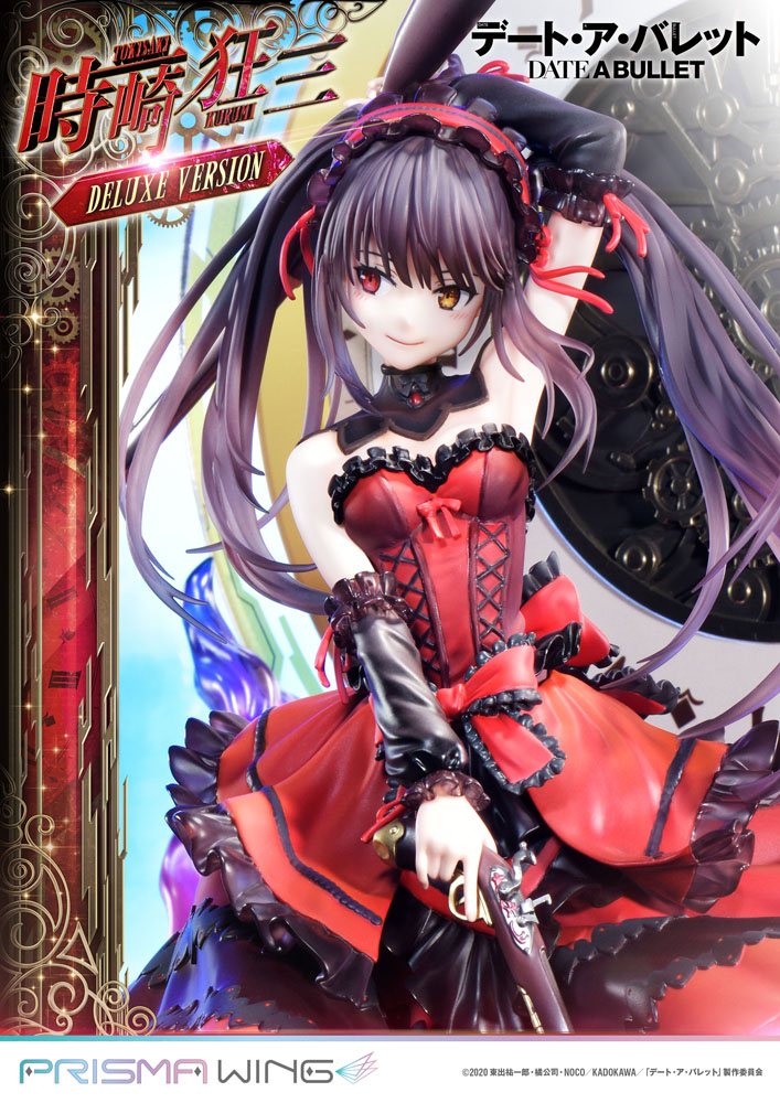 Date A Live Fragment: Date A Bullet Prisma Wing PVC Statue 1/7 Kurumi Tokisaki Deluxe Version 37 cm Image 5