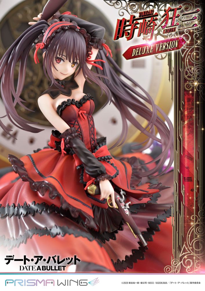 Date A Live Fragment: Date A Bullet Prisma Wing PVC Statue 1/7 Kurumi Tokisaki Deluxe Version 37 cm Image 7