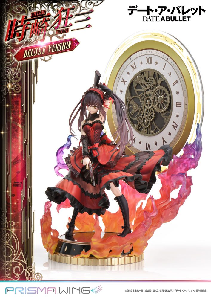 Date A Live Fragment: Date A Bullet Prisma Wing PVC Statue 1/7 Kurumi Tokisaki Deluxe Version 37 cm Image 9
