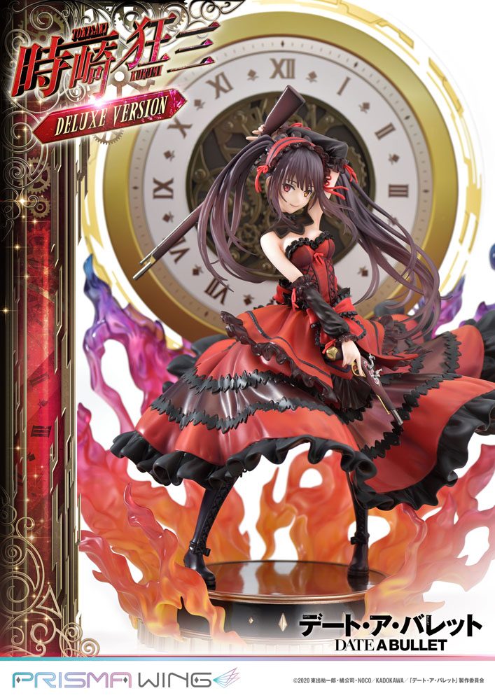 Date A Live Fragment: Date A Bullet Prisma Wing PVC Statue 1/7 Kurumi Tokisaki Deluxe Version 37 cm Image 10