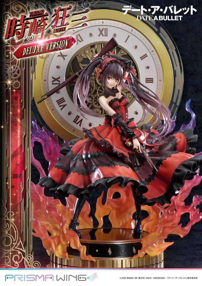 Date A Live Fragment: Date A Bullet Prisma Wing PVC Statue 1/7 Kurumi Tokisaki Deluxe Version 37 cm Image 12